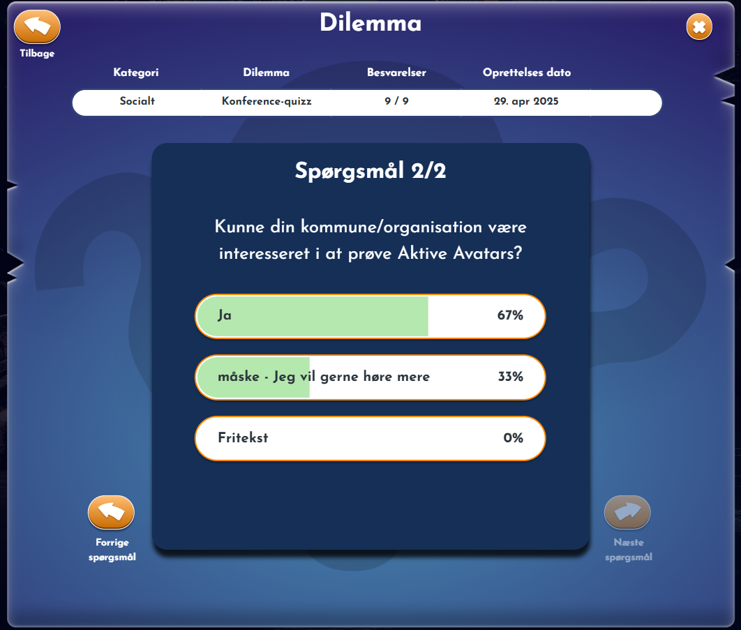 Aktive Avatars eksempel 2