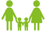Familie ikon